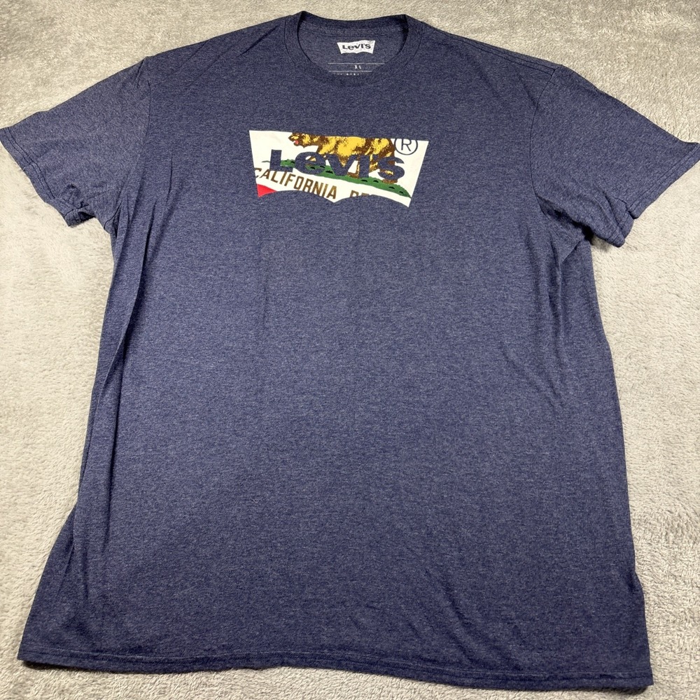 Levi's Men's California Republic Bear Graphic T-Shirt Short Sleeve Crew Sz XL